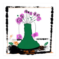 green vase (Print Only)