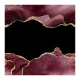 Burgundy & Gold Glitter Agate Texture 04 (Print Only) thumbnail