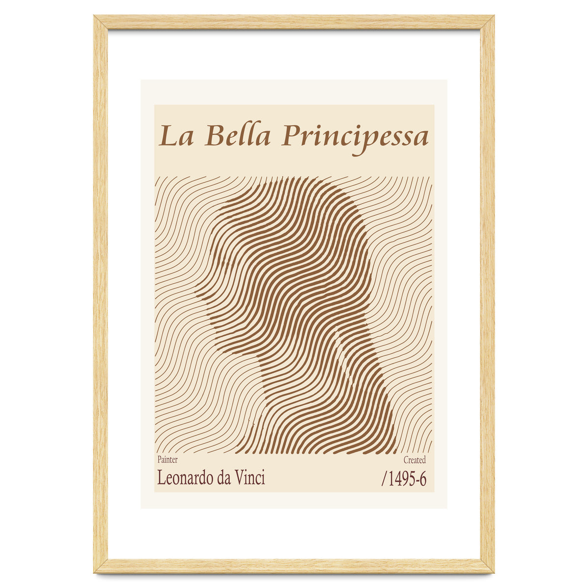 La Bella Principessa – Leonardo Da Vinci (1495 6)
