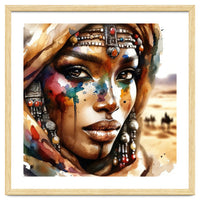 Desert Jewels Tuareg Woman Portrait