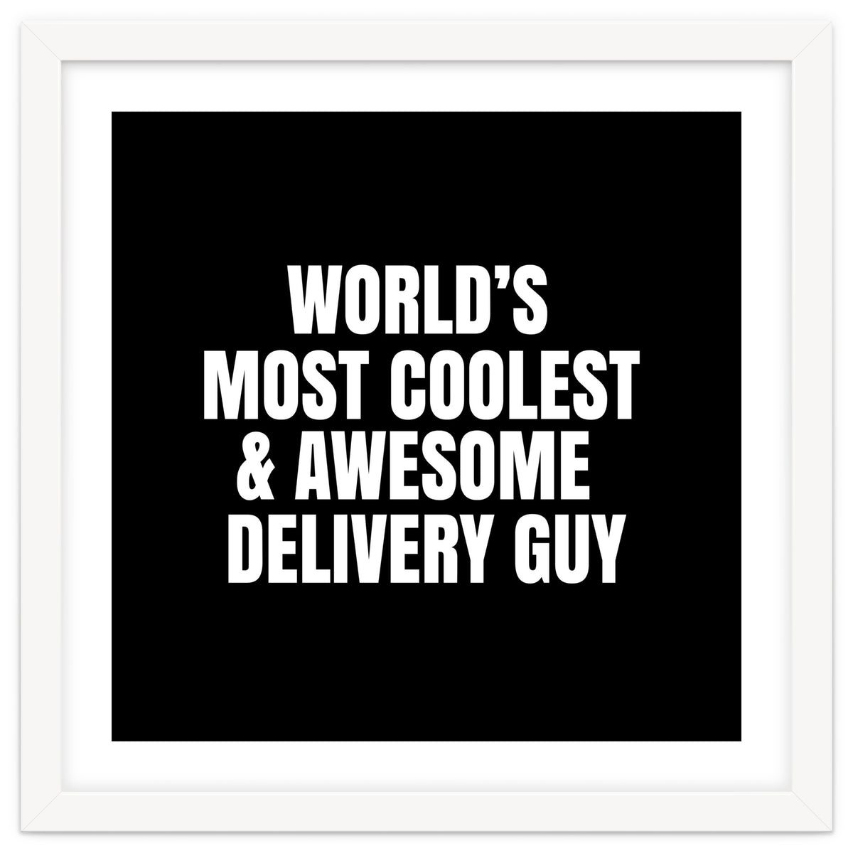 World's most coolest and awesome delivery Guy