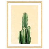 Tall Cactus, Minimal Desert Saguaro Art thumbnail