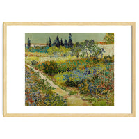 Vincent van Gogh – Garden at Arles | Vibrant Post-Impressionist Wall Art