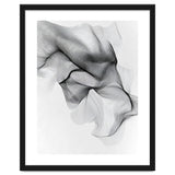 Abstract Black And White Flowing Lines Forming Organic Shapes And Forms thumbnail