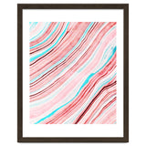 Between the Lines, Pastel Watercolor Abstract Painting, Subtle Neutral Minimal Illustration thumbnail