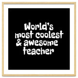World's most coolest and awesome teacher thumbnail