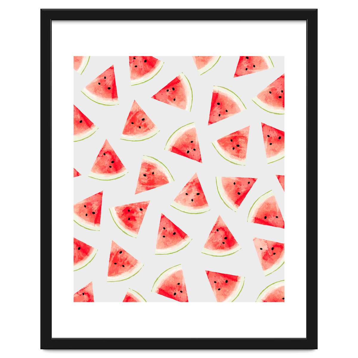 Watercolor Watermelon Pattern