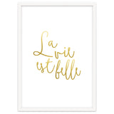 La vie est belle #society6 #typography #buyart thumbnail