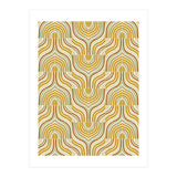 Ochre Marbled Tiles (Print Only) thumbnail