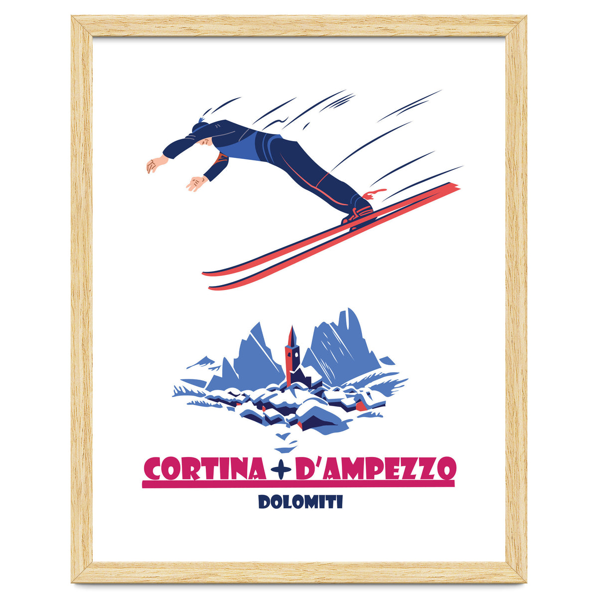 Ski Jump At Cortina Di Ampezzo