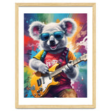 Koala Playing Guitar, Rock Graffiti thumbnail