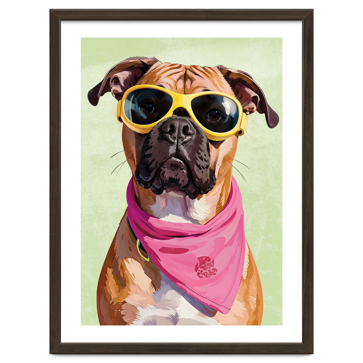 Cool Dog with Sunglasses – Funky Bandana