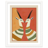 Two Gazelles In Stillness thumbnail