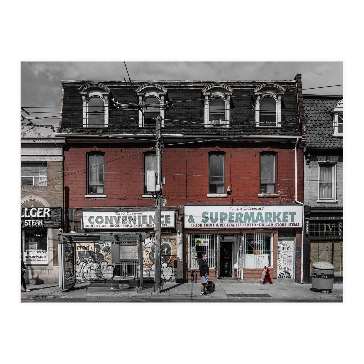 Nos 350 - 352 Queen St E 1 Color Version (Print Only)
