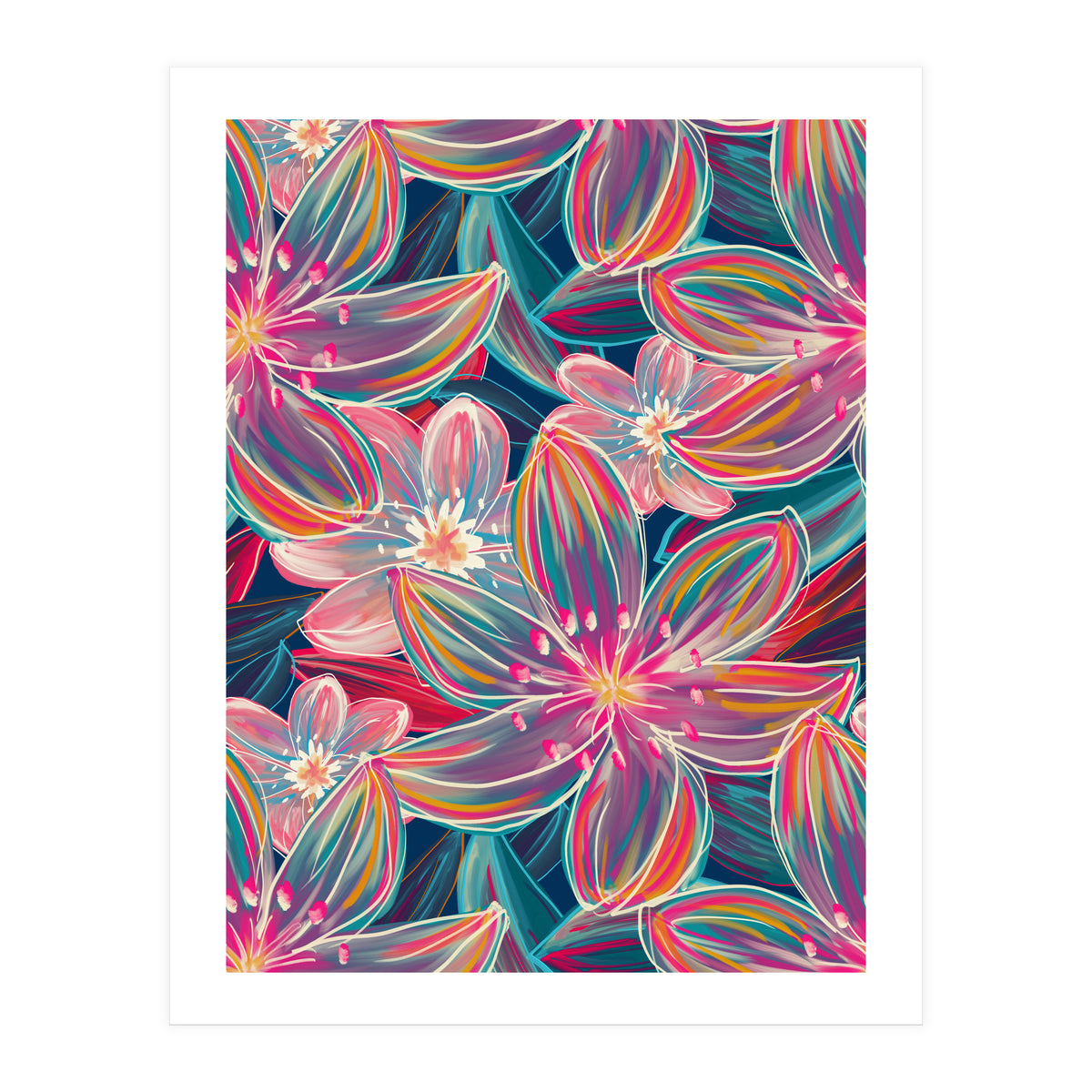 Fluo Bloom (Print Only)