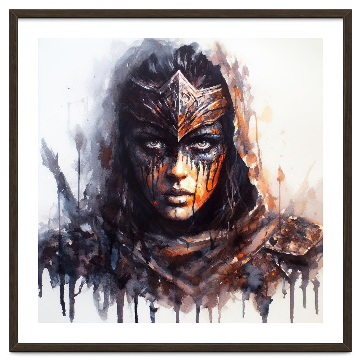 Armored Medieval Warrior Woman