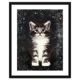 Bicolor Cute Kitten Portrait thumbnail