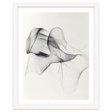 Abstract Black And White Flowing Lines Art thumbnail