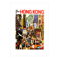 Hong Kong, in People Crowd (Print Only)