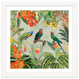 Exotic Parrots Jungle Landscape thumbnail