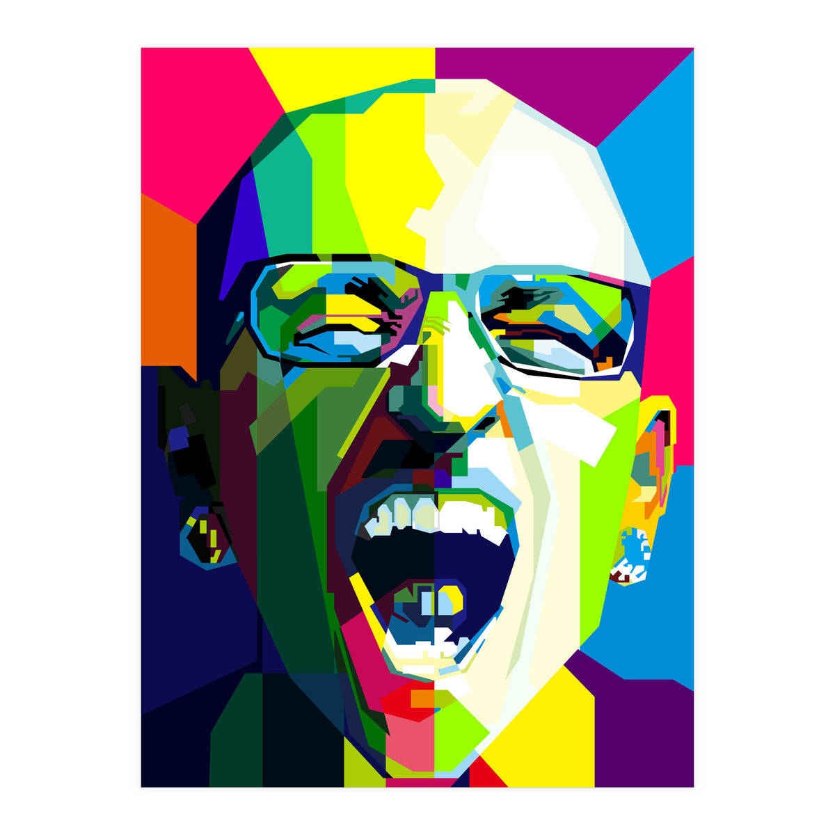 Chester Bennington Lingkin Park Pop Art Wpap (Print Only)