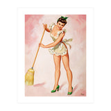 Sexy Pinup Mate On The Work (Print Only) thumbnail