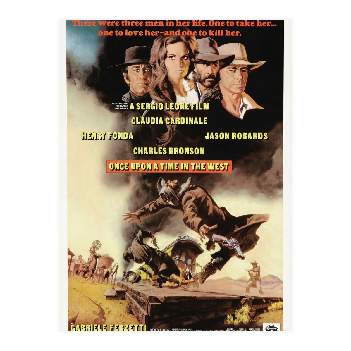 ONCE UPON A TIME IN THE WEST (1968), directed by SERGIO LEONE. (Print Only)