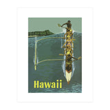 Hawaii, Boat a Big Wave (Print Only) thumbnail