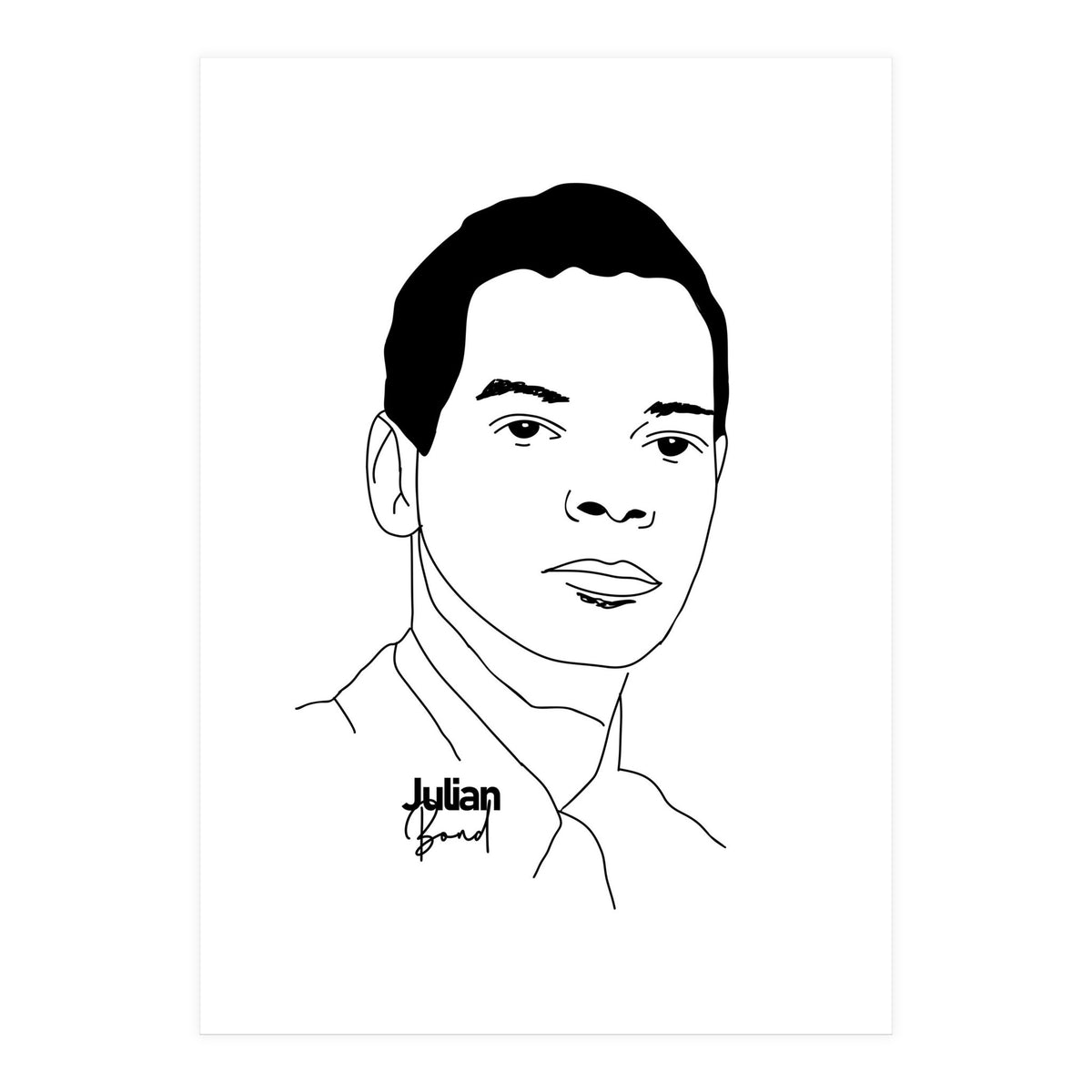 Julian Bond American Social Activist Legend (Print Only)