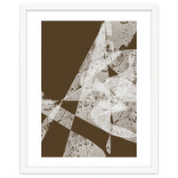 Abstract White Scratch