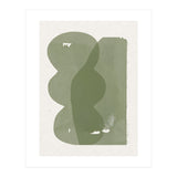 GREEN WATERCOLOR SHAPES NO.1  (Print Only) thumbnail