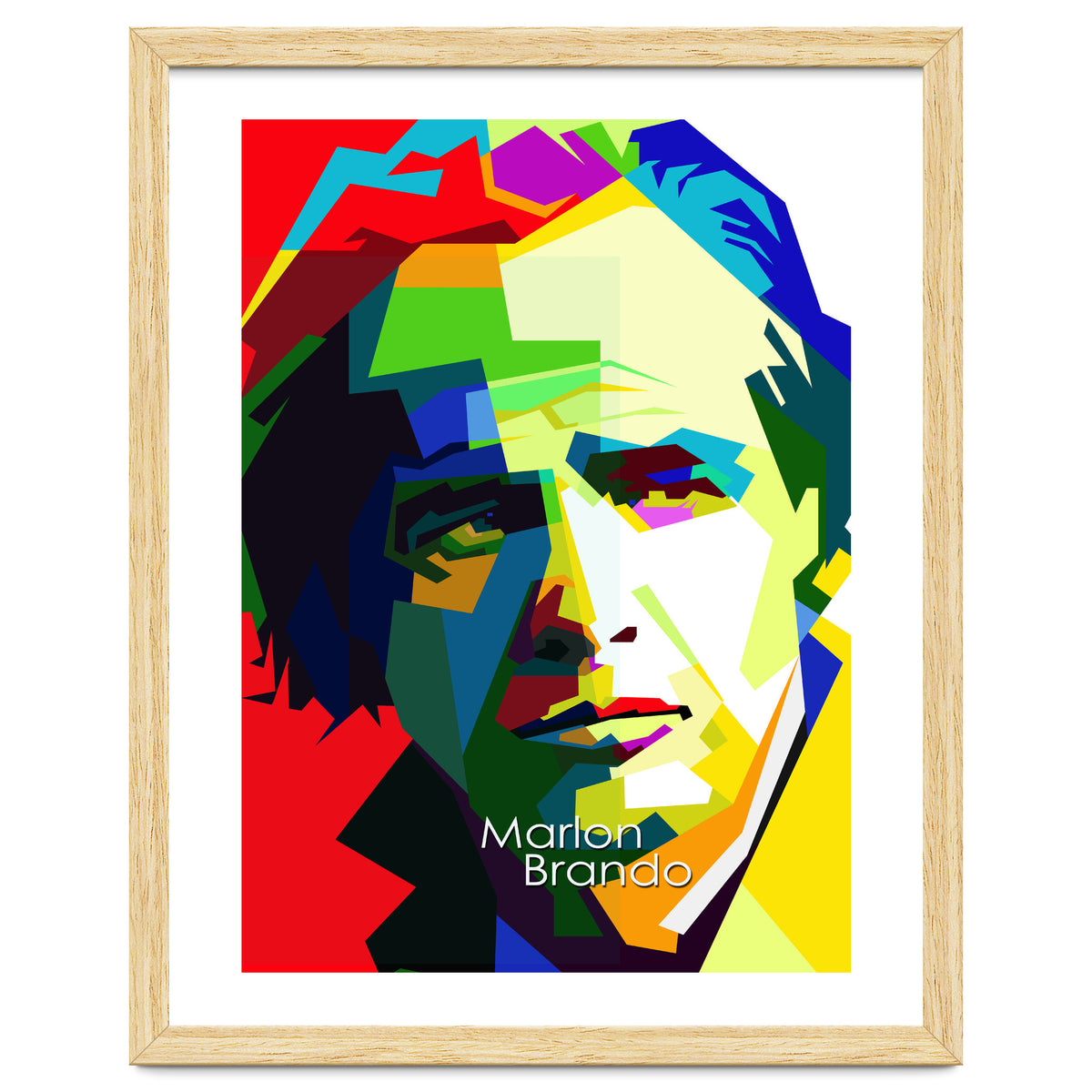Marlon Brando Pop Art WPAP