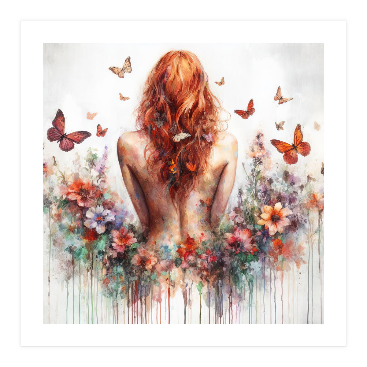 Butterfly Body In Bloom (Print Only)