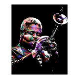 Dizzy Gillespie American Jazz Trumpeter Legend Colorful (Print Only) thumbnail