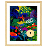 A Beautifully Dark Mind, Botanical Nature Jungle Garden, Eclectic Bohemian Vintage Plants Illustration thumbnail