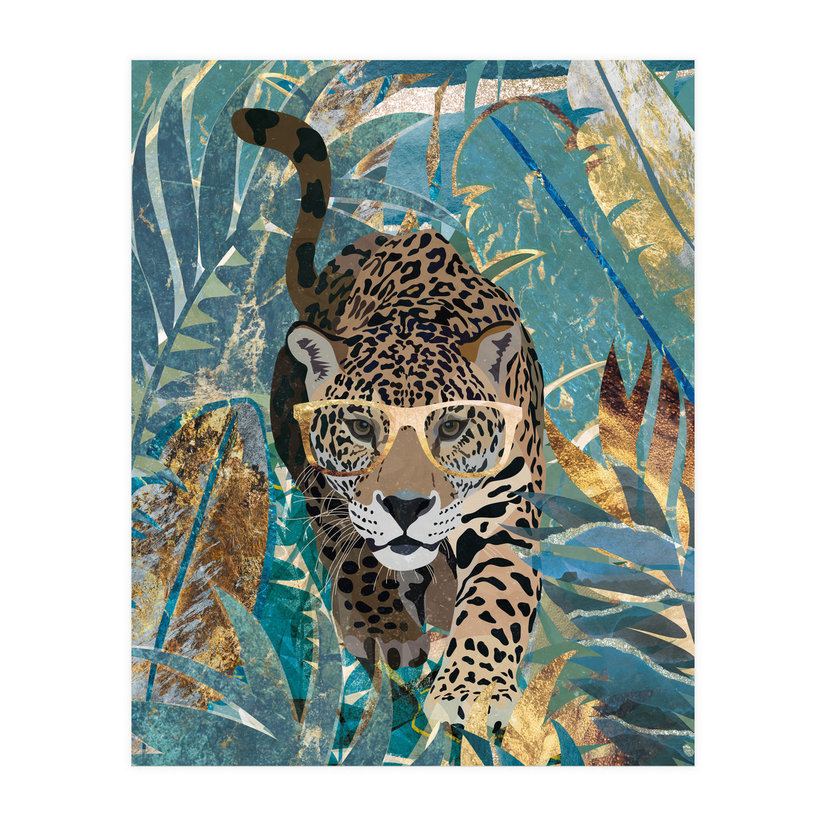 Jaguar in the jungle (Print Only)