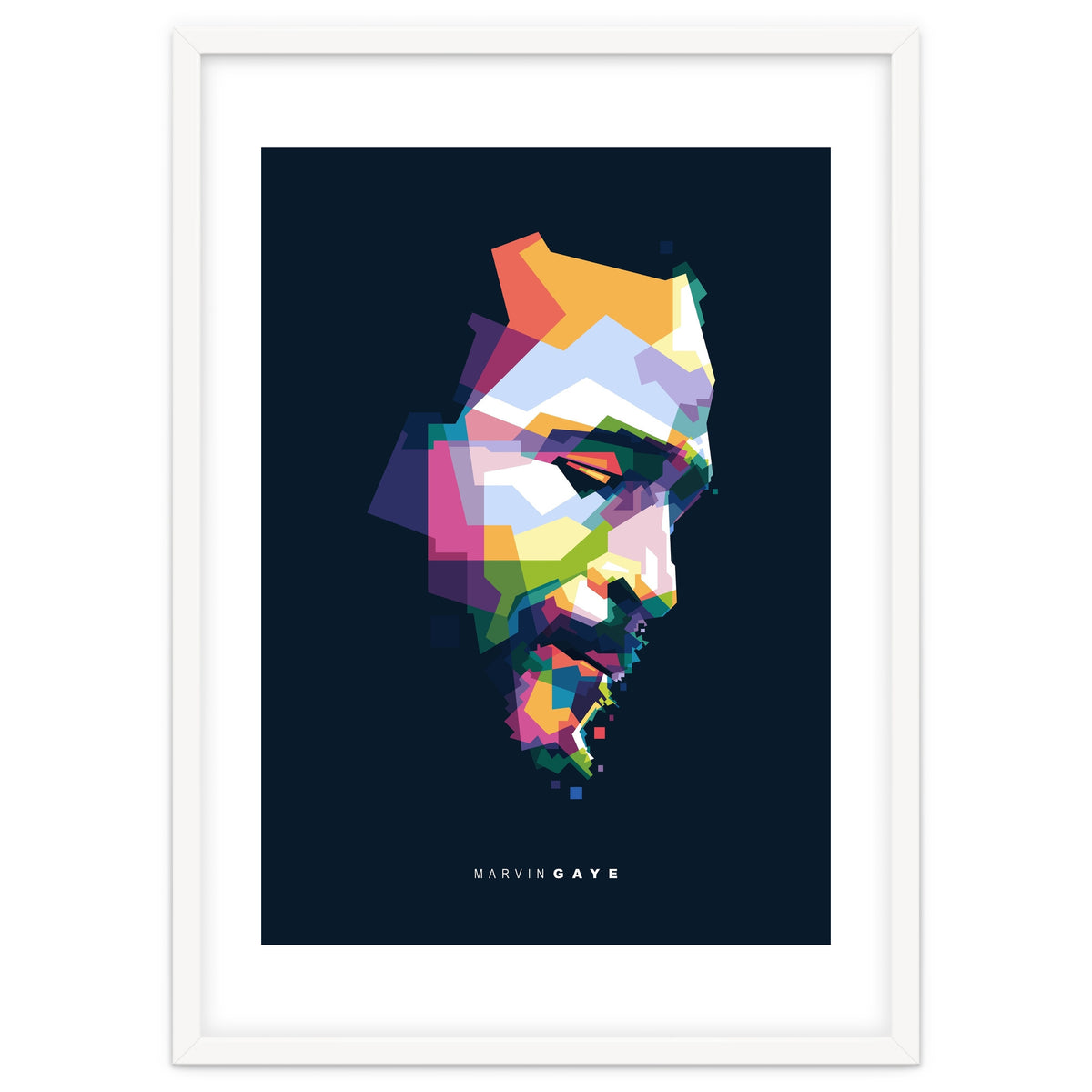 Marvin Gaye Pop Art WPAP