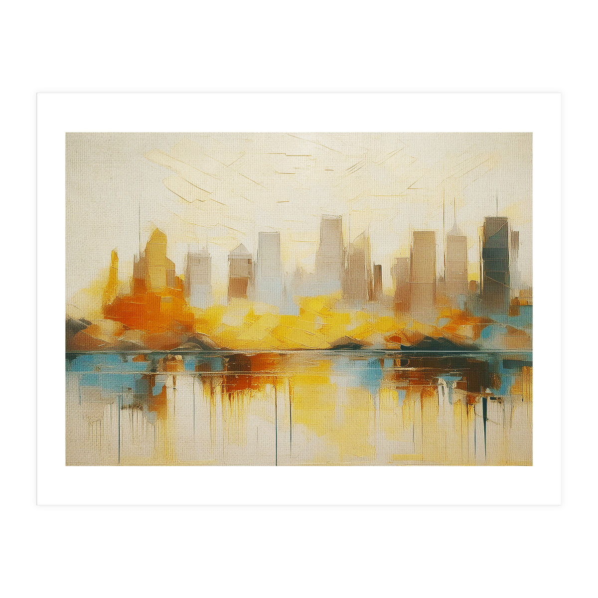 Buildings At Dusk 03 (Print Only)