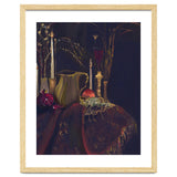 Dark Baroque Table still life moody still life oils thumbnail
