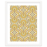 Ochre Retro Marbled Tiles thumbnail