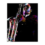 John Coltrane American Jazz Saxophonist Colorful (Print Only) thumbnail