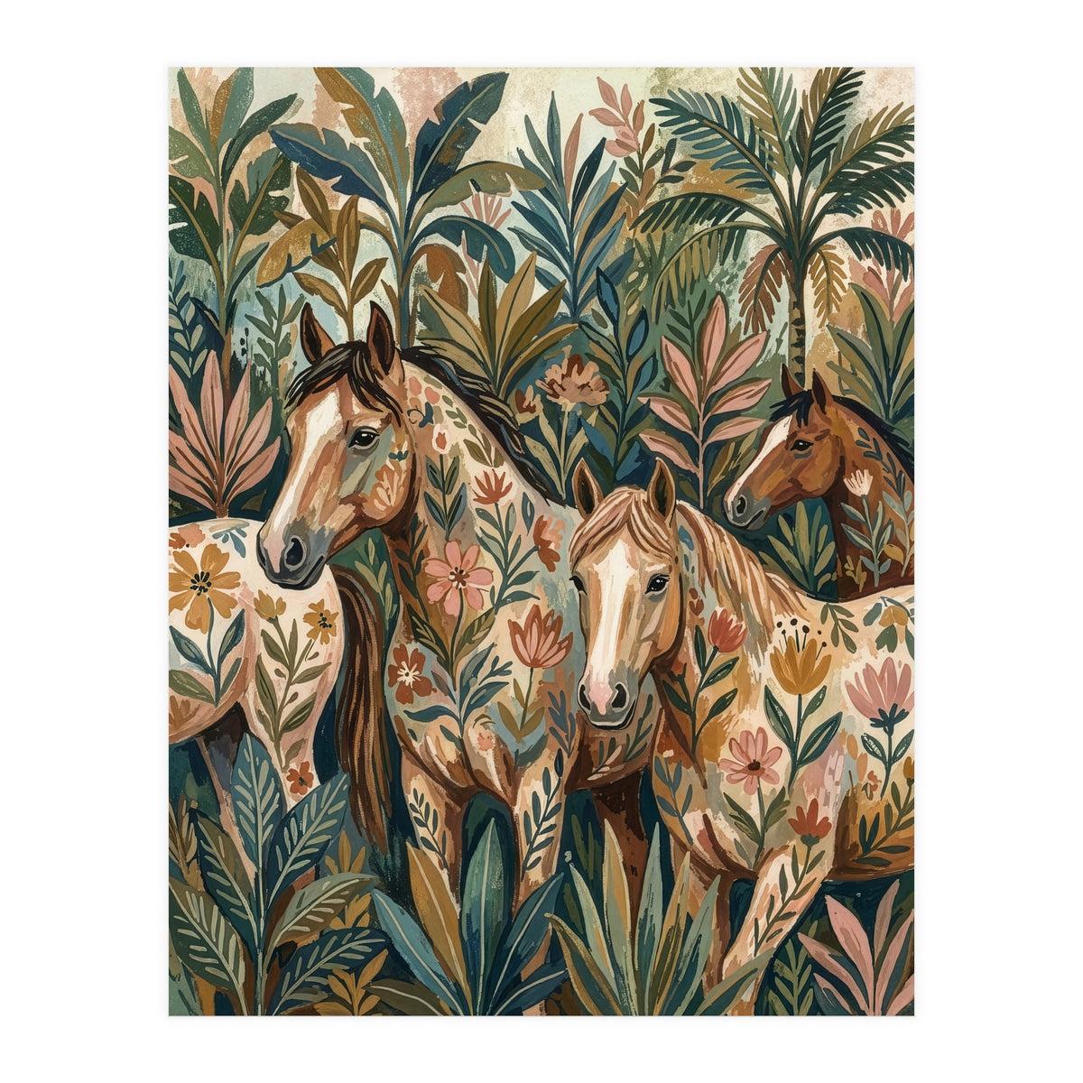 Tropical Equine Dreams (Print Only)