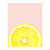 Lemon Slice, Fresh Citrus Kitchen Summer Art (Print Only)