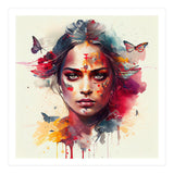 Festival Butterflies Hindu Portrait (Print Only) thumbnail