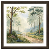 Atmospheric Forest Watercolor Painting thumbnail