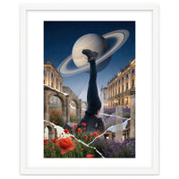 Cosmic Balance: Surreal Yoga in Ancient Dreamscapes