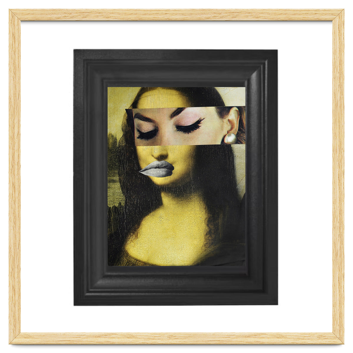 Monnalisa 2.0 - Print of paper Collage