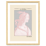 Portrait of Simonetta Vespucci as Nymph – Sandro Botticelli (ascii art) thumbnail