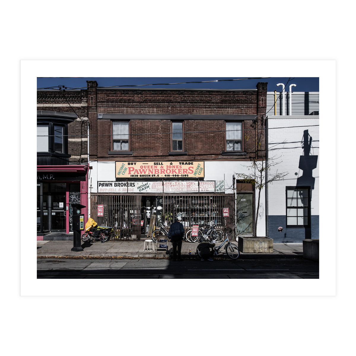 No 1030 Queen St E 2 Color Version (Print Only)