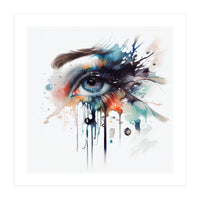 Watercolor Woman Eye #1 (Print Only)